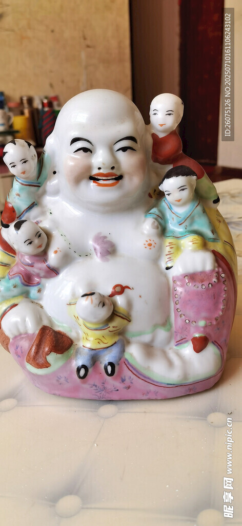 陶瓷福禄寿三星摆件