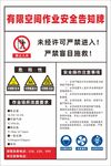 有限空间作业安全告知牌