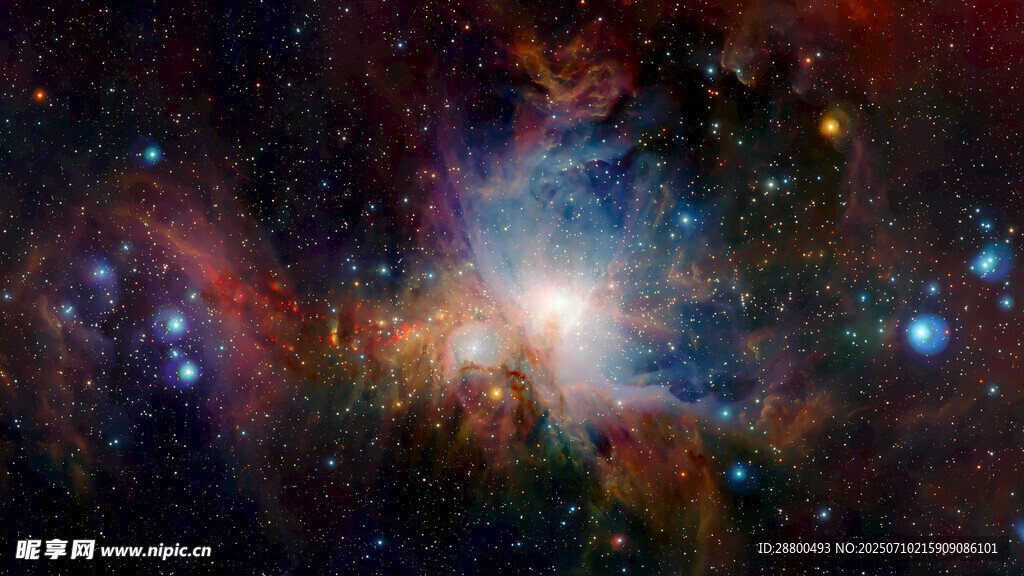 绚丽宇宙星云奇观