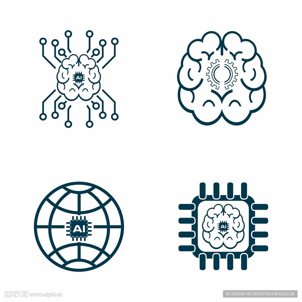 AI人工智能图标