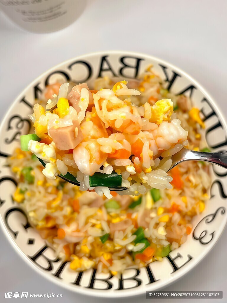 虾仁玉米炒饭