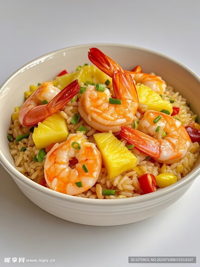 虾仁菠萝炒饭