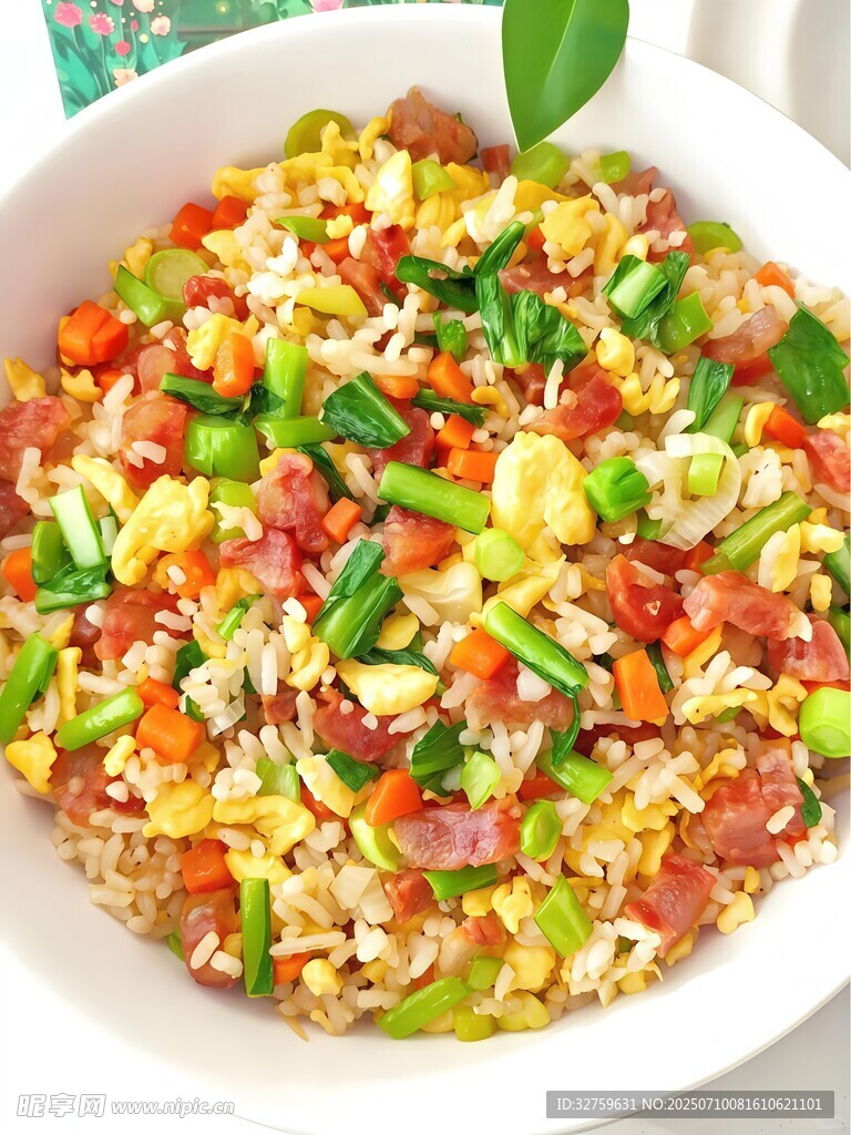 美味多彩蔬菜蛋炒饭