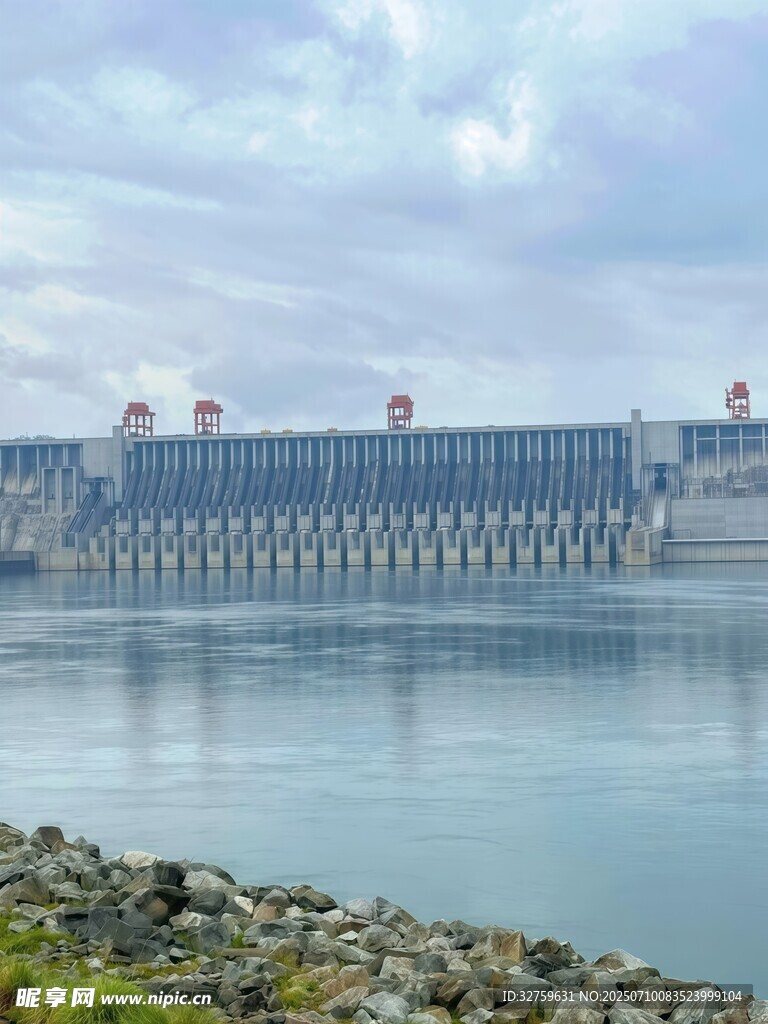 壮观三峡大坝水利工程
