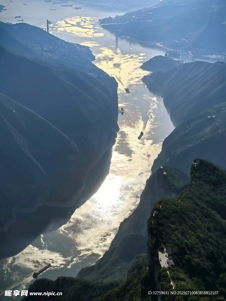 壮丽山河峡谷风光