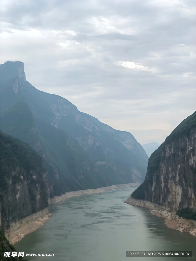 壮丽长江峡谷风光