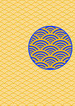 中式传统海浪纹背景