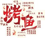 烤鱼形象墙