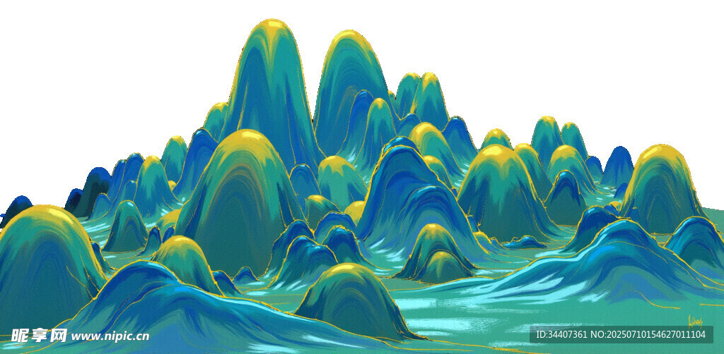 梦幻山水景观