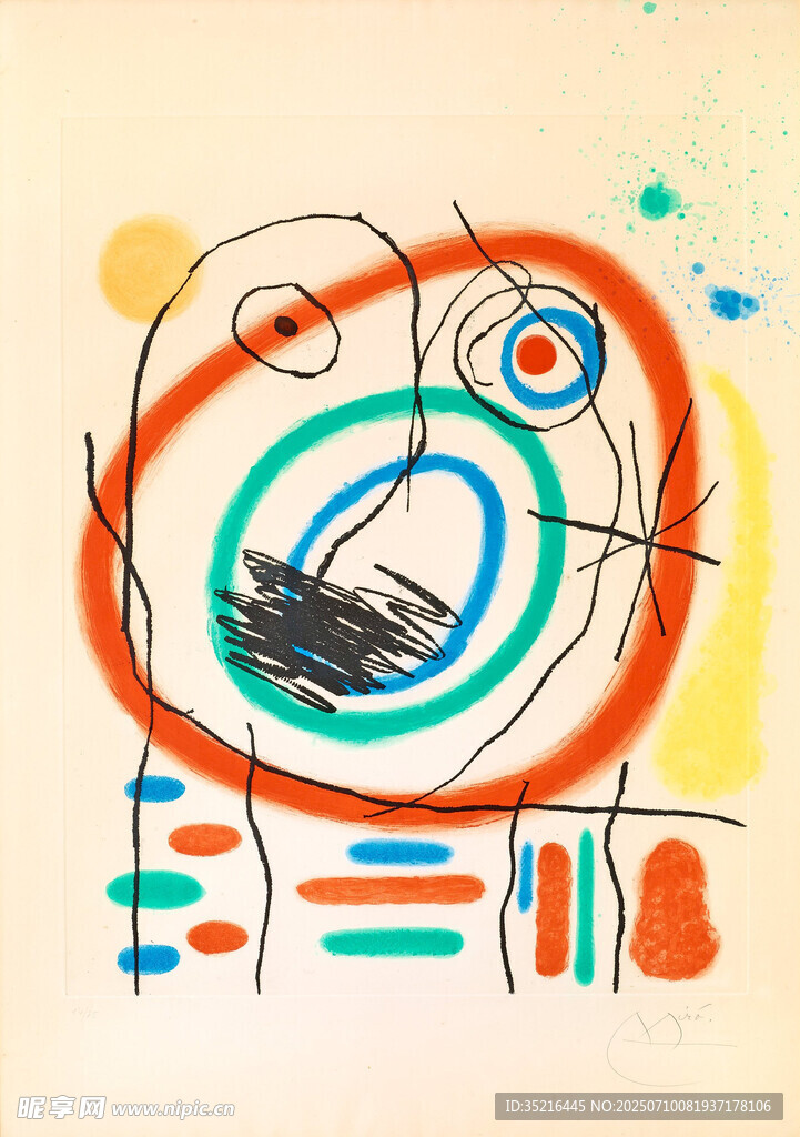 抽象艺术画作