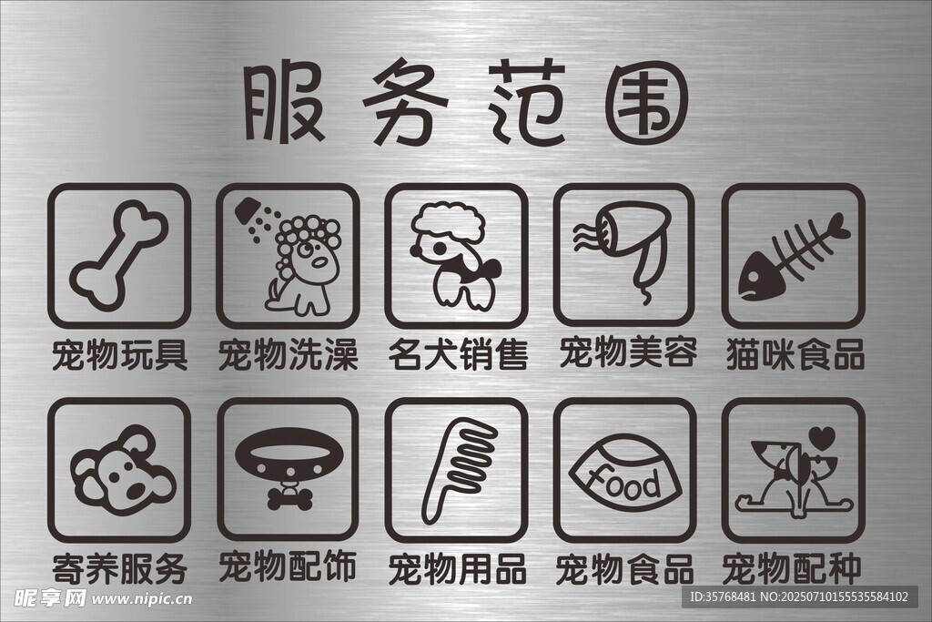 宠物服务项目一览