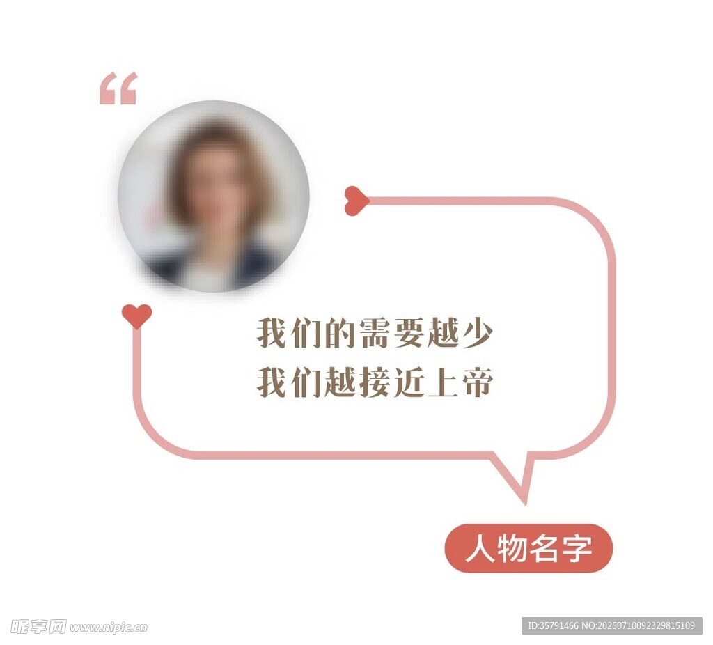 简约对话框 人物介绍