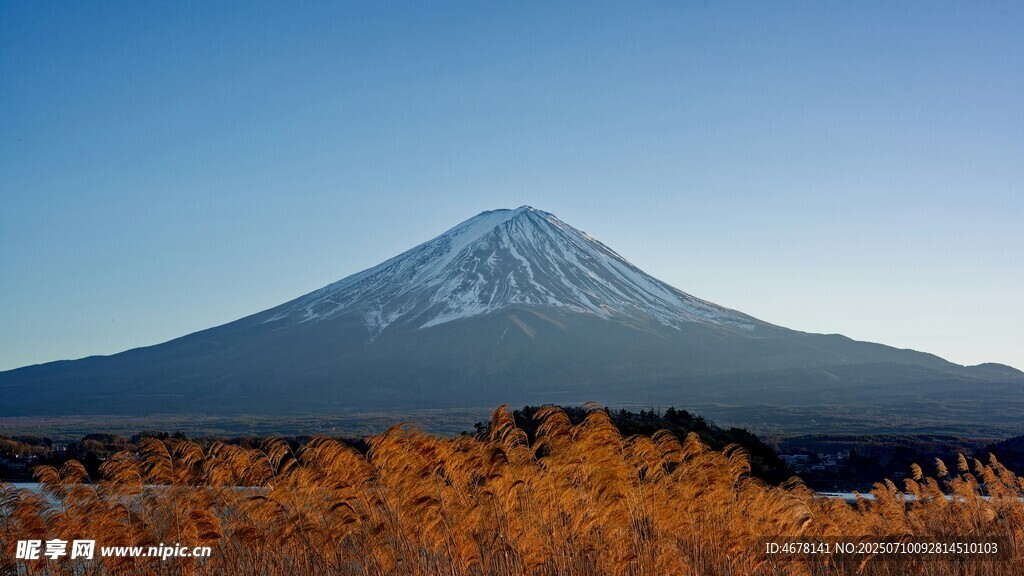 秋日富士山美景