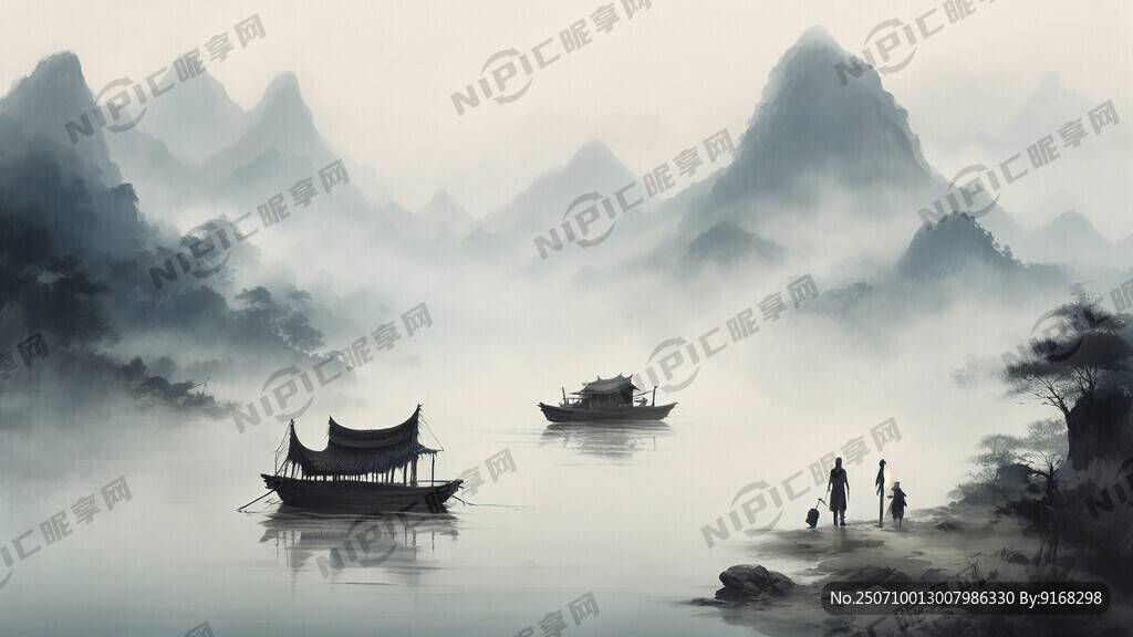 我打算生成一张宋式淡雅风格的图