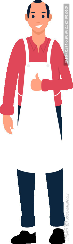 围裙男士形象