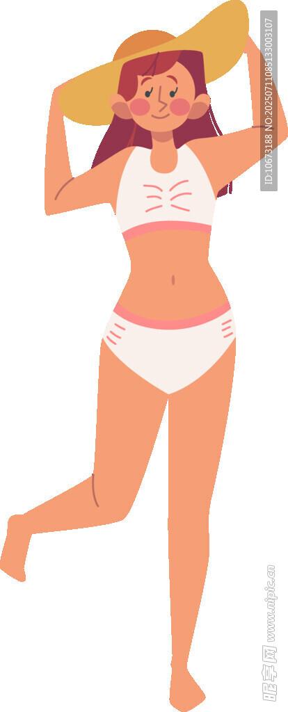 夏日活力比基尼女孩