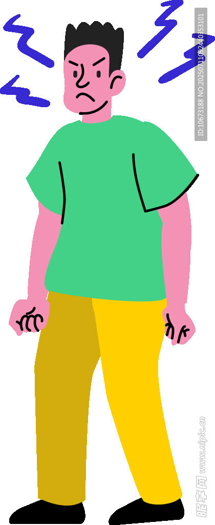 愤怒男子