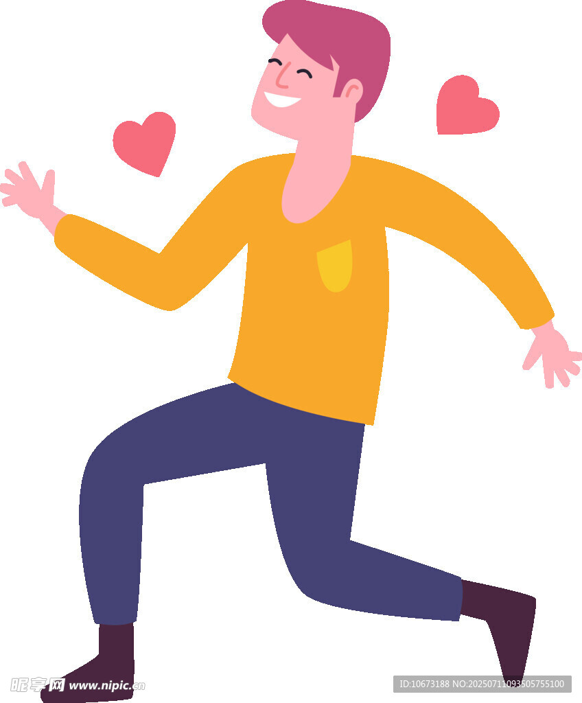 奔跑的心动男子