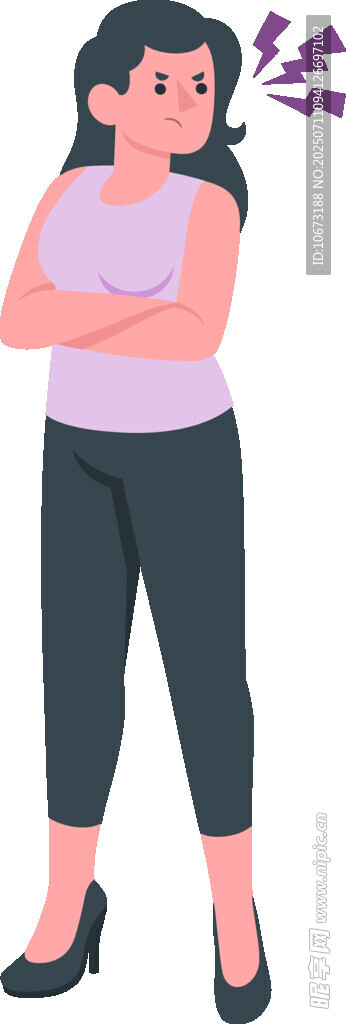 愤怒的女士