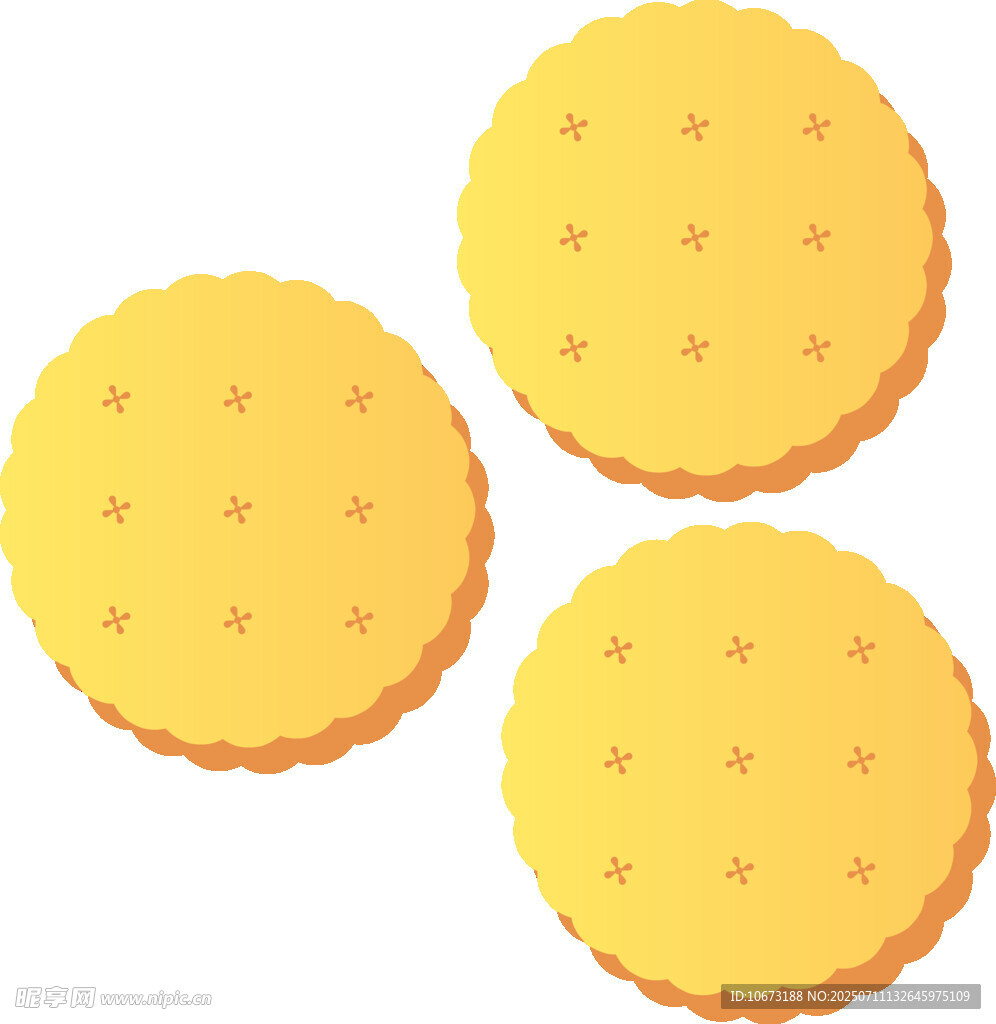 美味圆形饼干