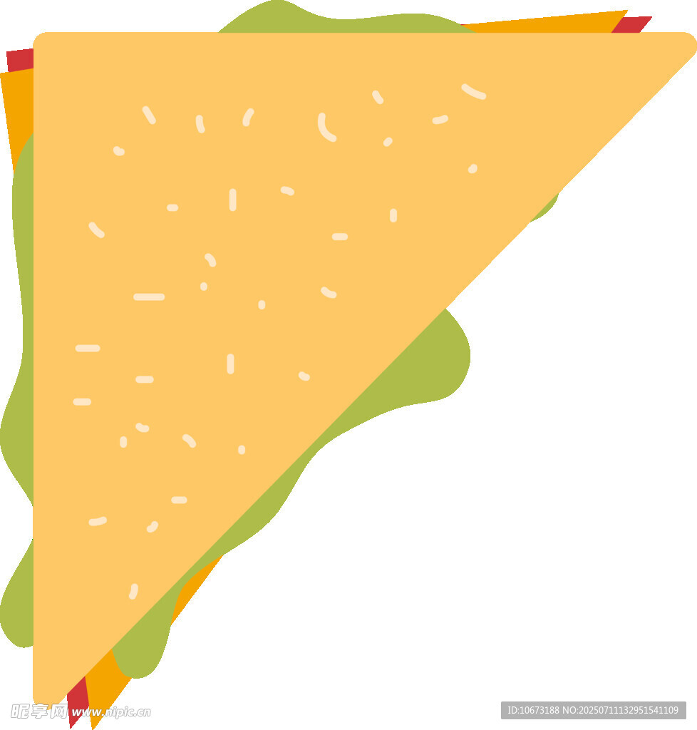 美味三角玉米饼