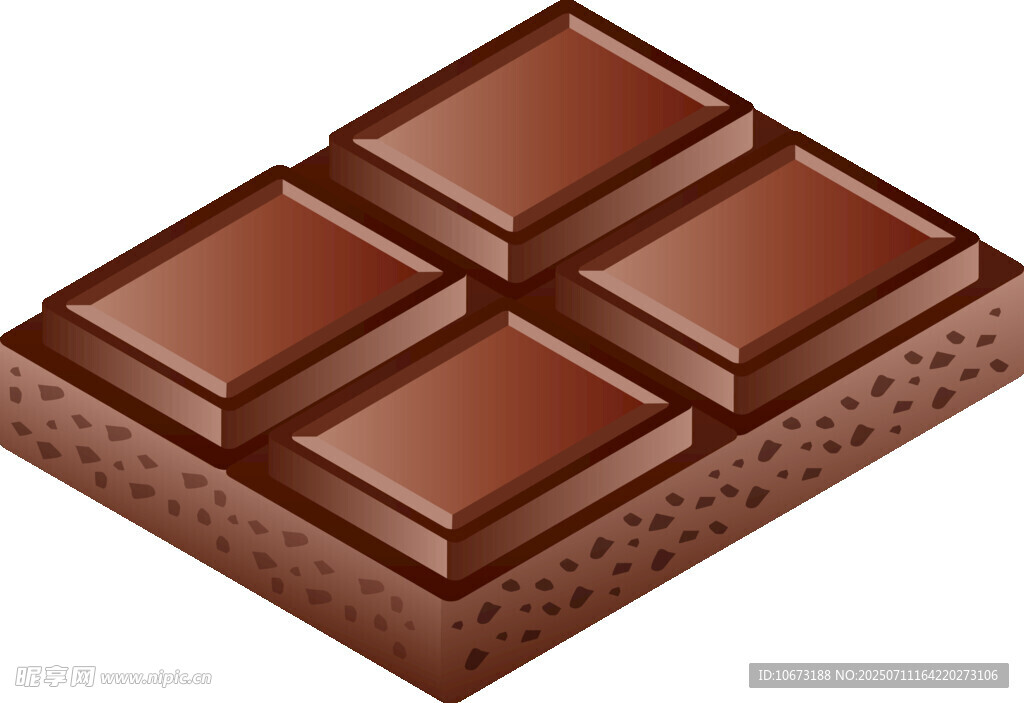 美味巧克力方块