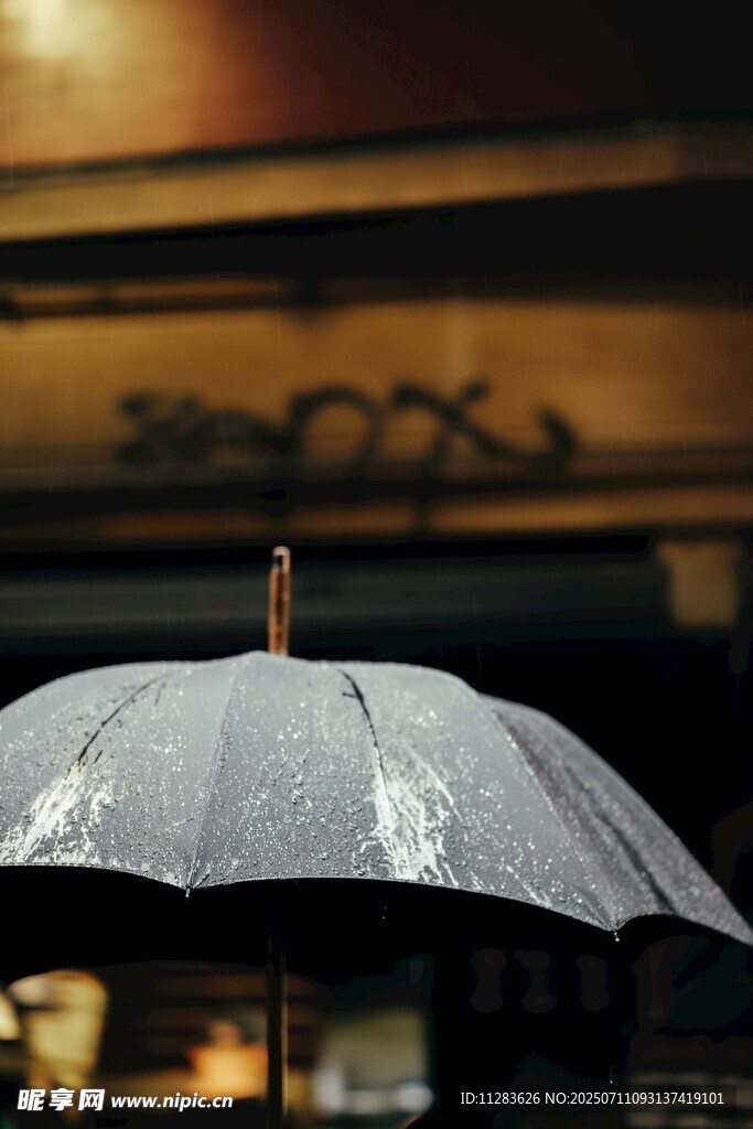 雨中透明伞