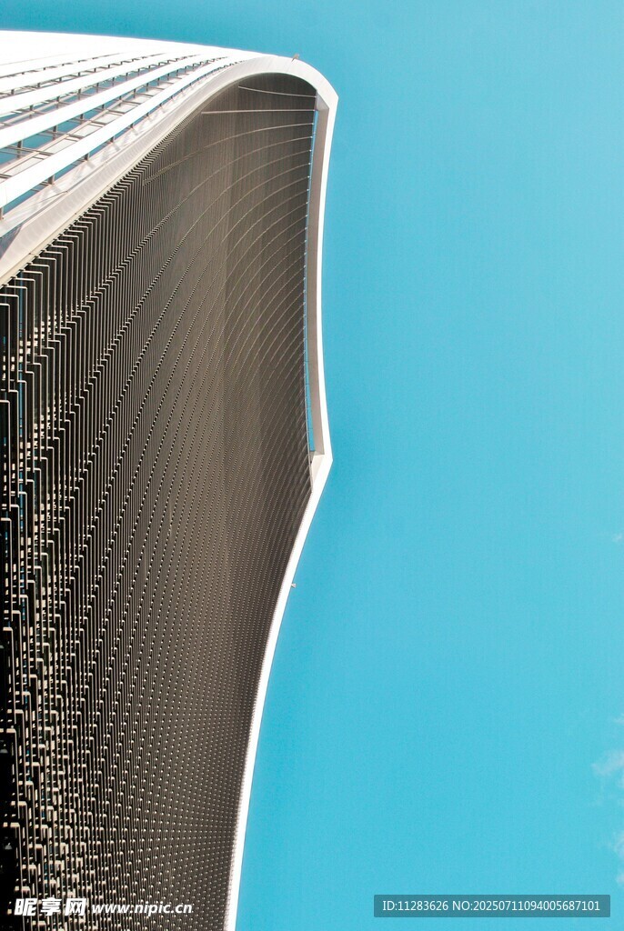 现代建筑外观特写