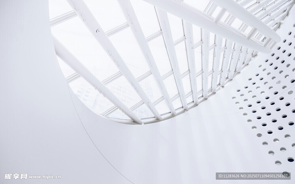 现代简约几何建筑结构