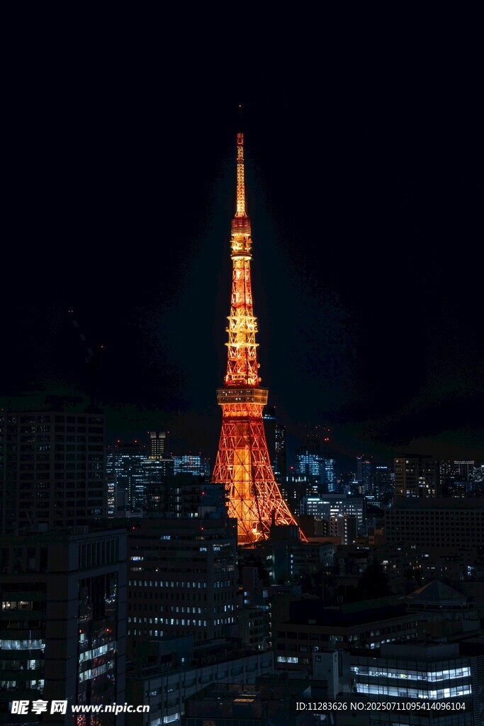 东京塔夜景璀璨