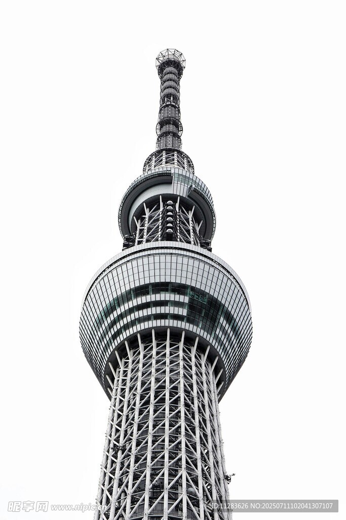 东京塔仰视特写
