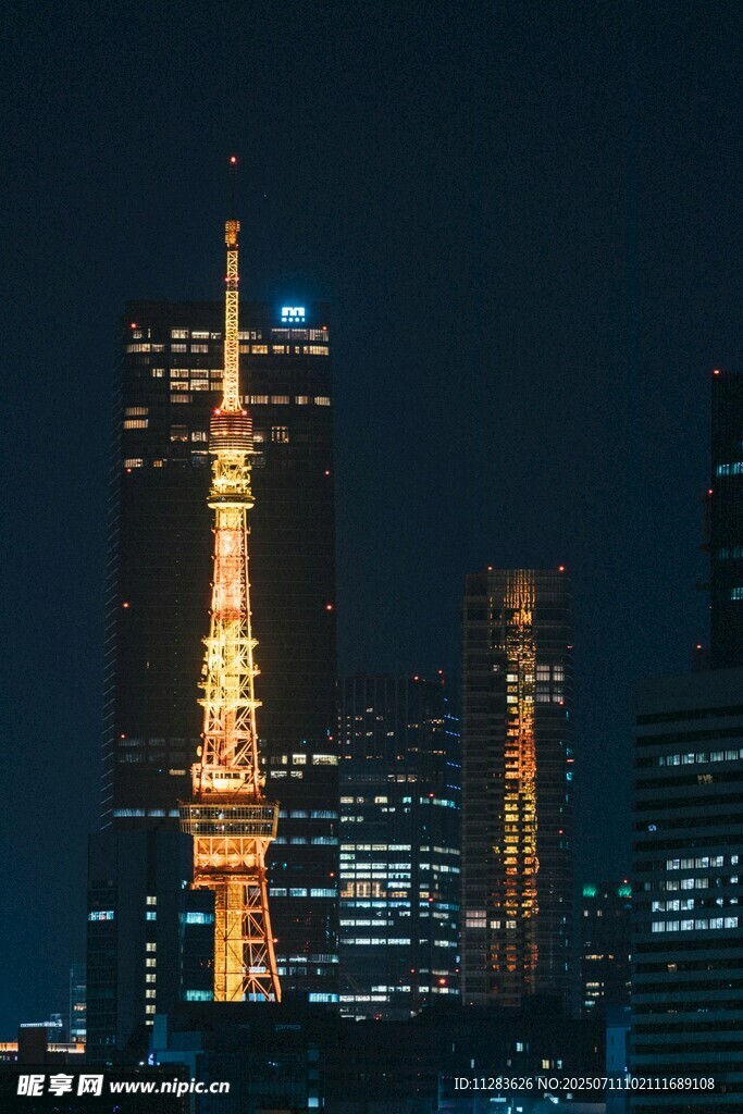 东京塔夜景璀璨