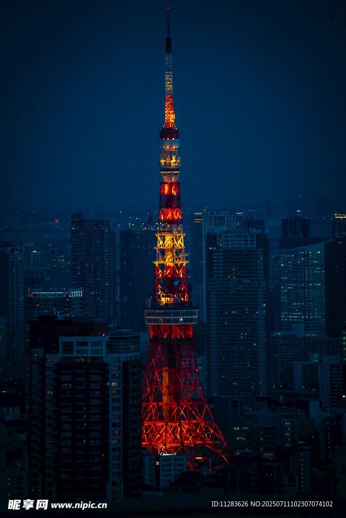 东京塔夜景璀璨