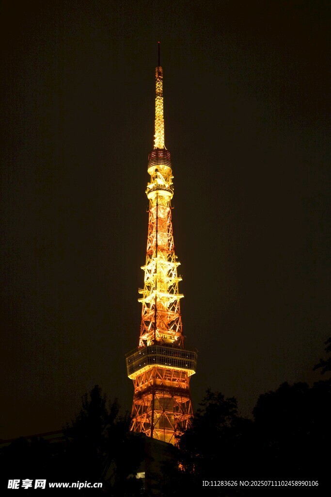 东京塔夜景璀璨