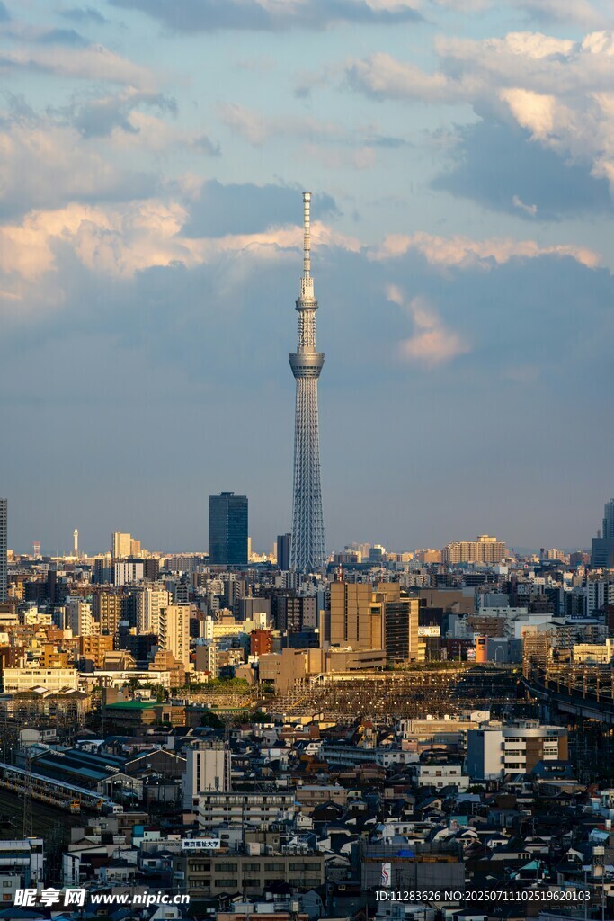 东京城市天际线壮丽景观