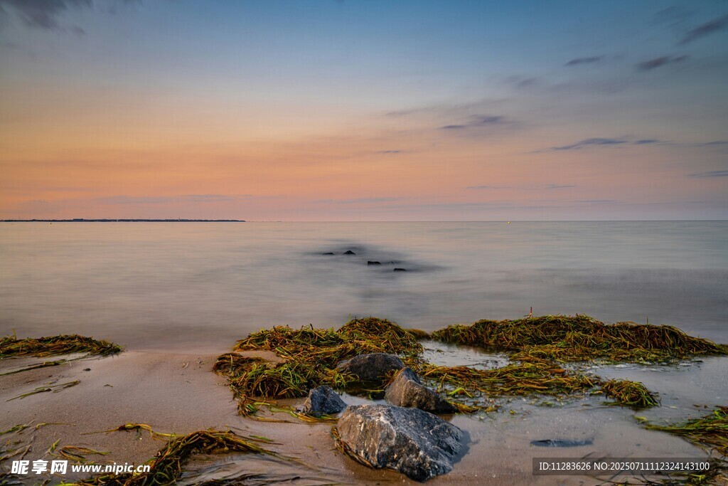 海边黄昏美景