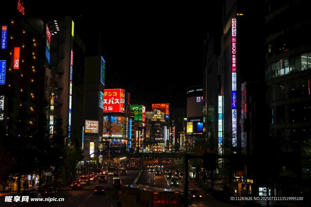 繁华都市夜景
