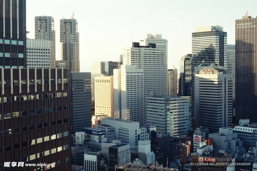 繁华都市高楼景观