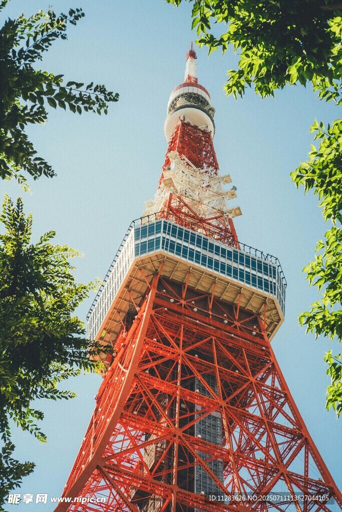 东京塔仰视美景