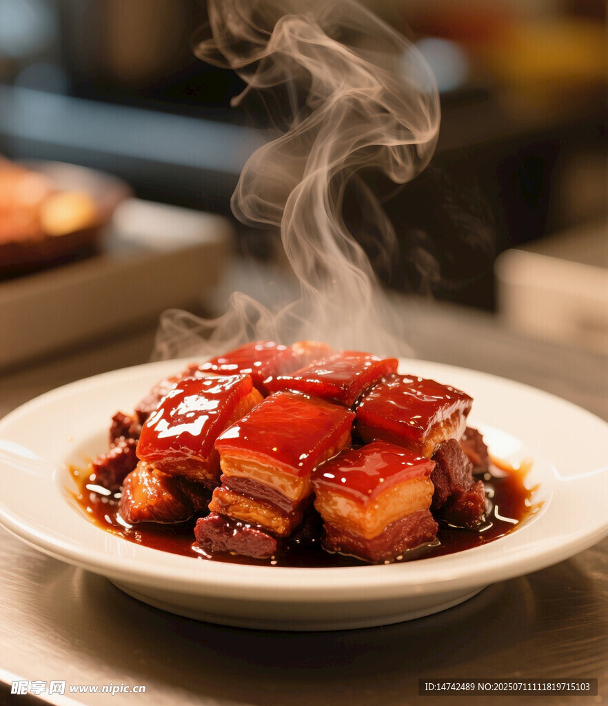 美味飘香的红烧五花肉