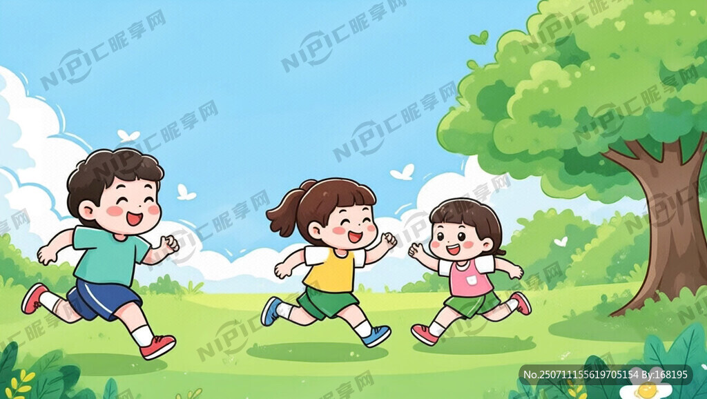 我想要一幅以健康环境为主题的小