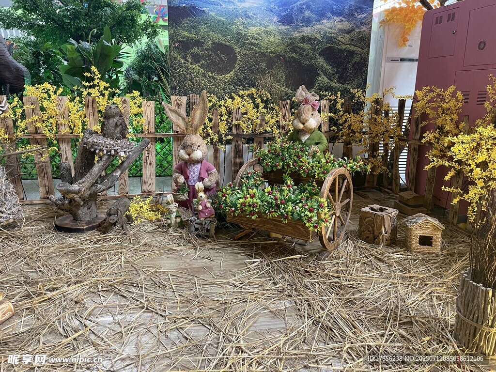 童话风花园小景布置
