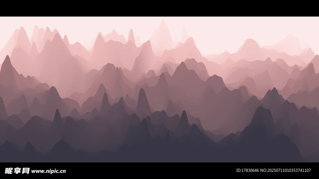 梦幻群山景观