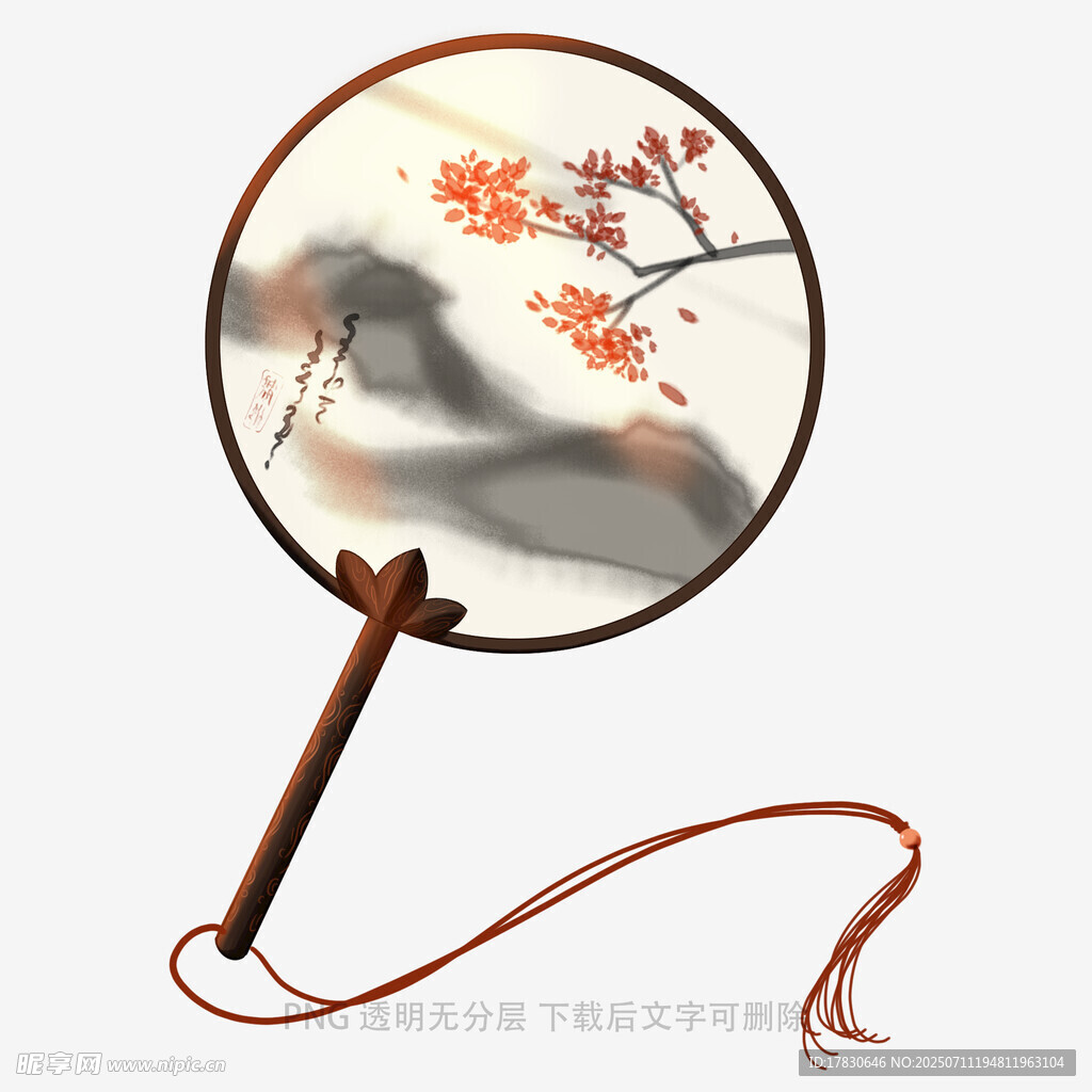 中国风扇子