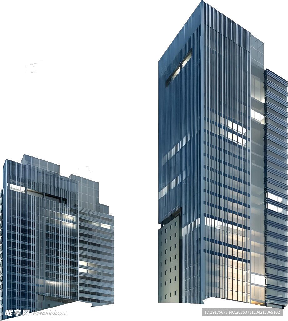 现代高楼建筑外观展示