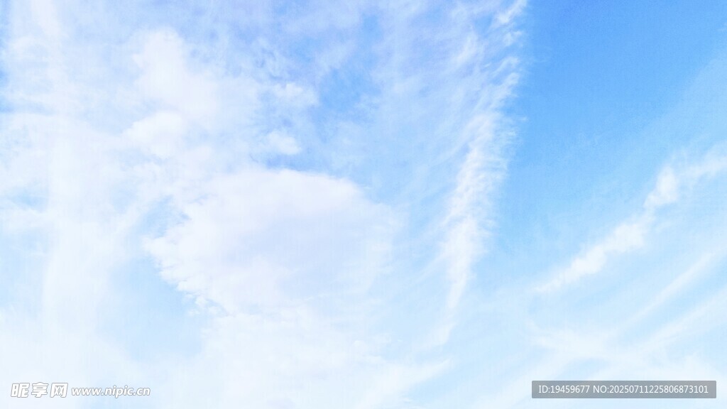 蓝天白云美景
