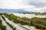 湖畔公路美景  星湖 七星岩