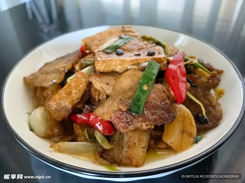 美味香煎五花肉