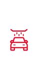 汽车淋浴图标 自助洗车