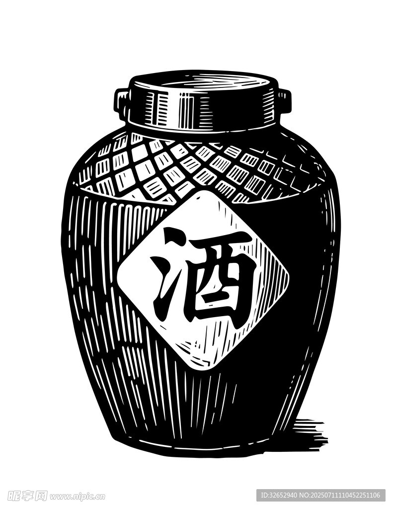 传统酒坛
